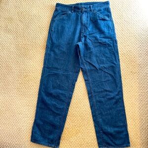 Uniqlo Blue Straight Jeans Classic Denim Style